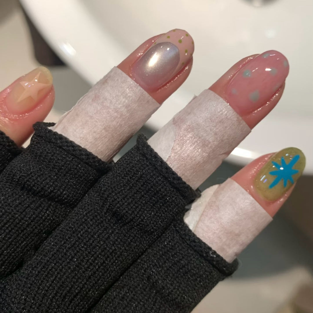 Playful Designed Press-On Nail Set