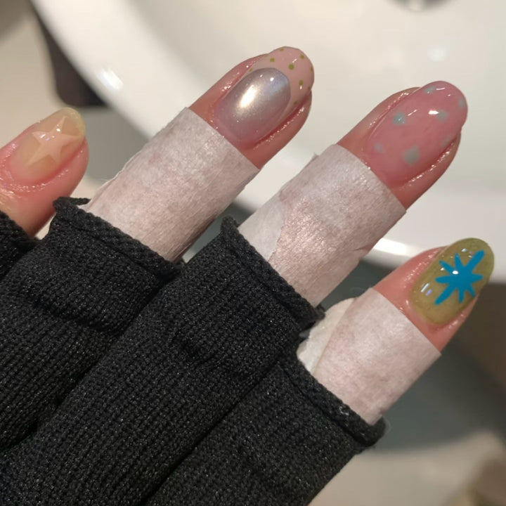 Playful Designed Press-On Nail Set