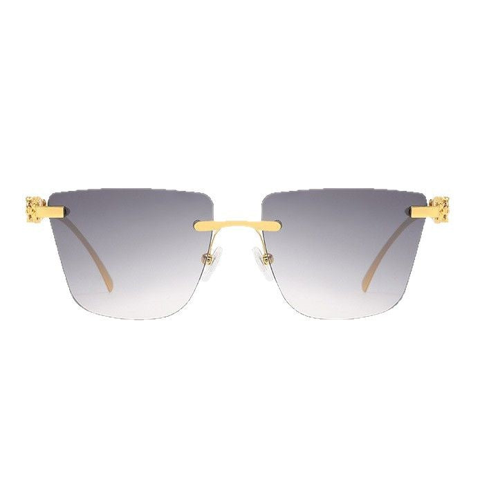 Women's Geometric Sunglasses with Elegant Gold-Colored Detail Stornfield