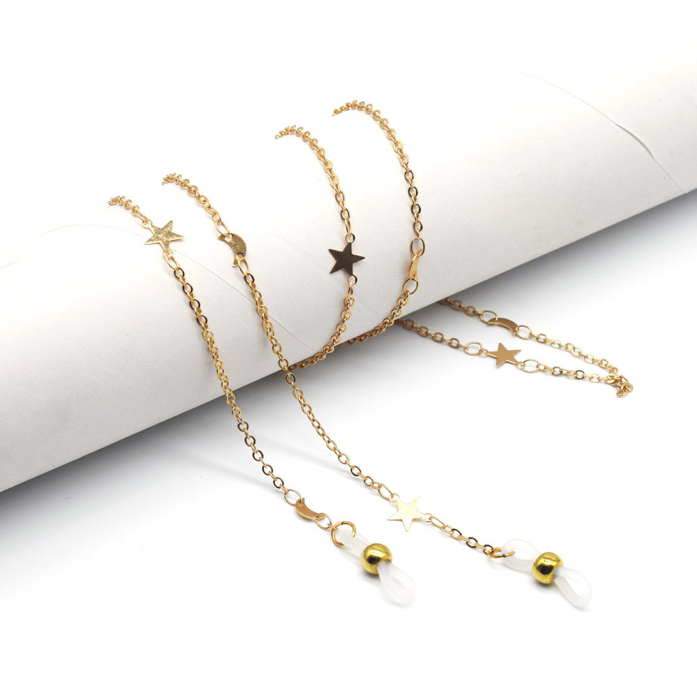 Stylish Star-Detail Eyewear Chain Stornfield