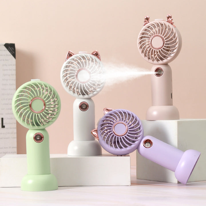 Ladies Mini USB Hand Fan with Cat Ears Stornfield