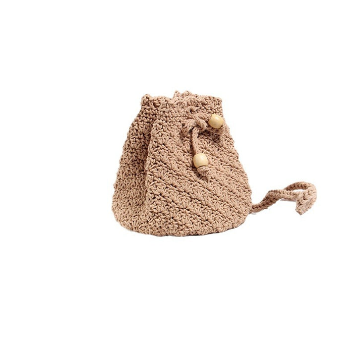 Hand-knotted Shoulder Bag in Modern Boho Style Stornfield
