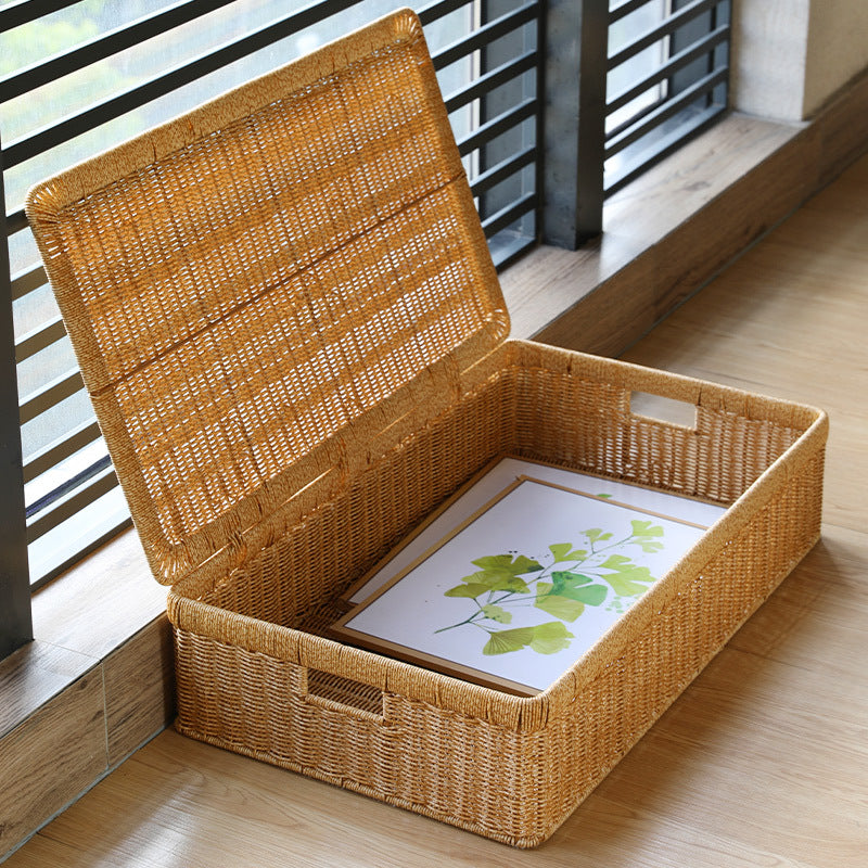 Large Rectangular Woven Storage Chest Stornfield
