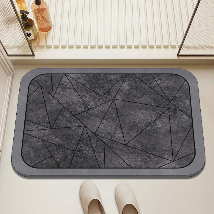 Modern Textured Bathroom Mat