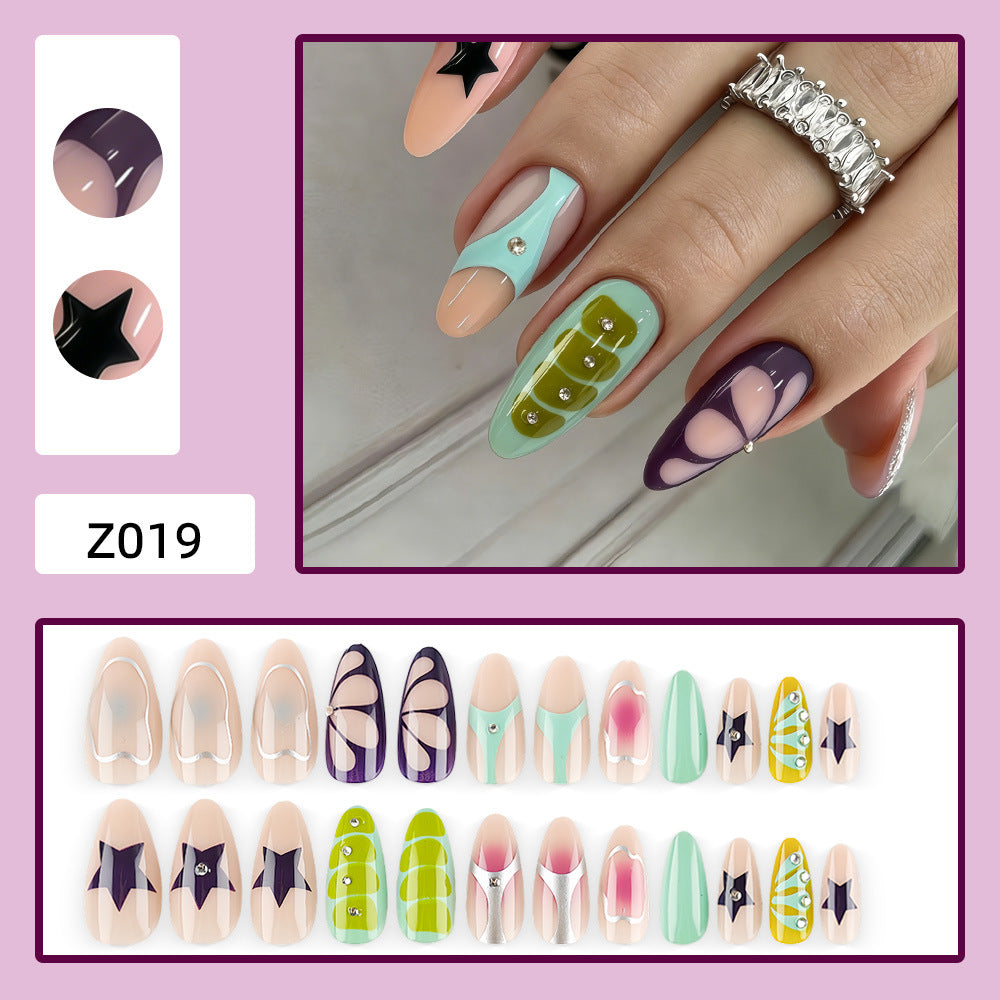 Creative Art Nails with Unique Geometric Designs Stornfield