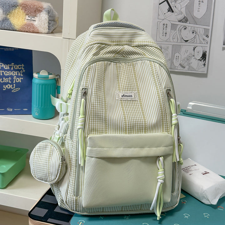 Multi-Functional Striped Backpack Stornfield