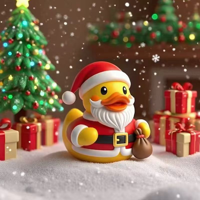 Funny rubber duck in craftsman's outfit Stornfield