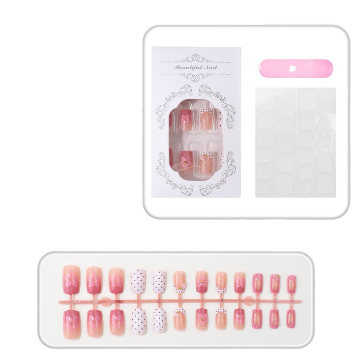 Floral Design Nail Tip Set Stornfield