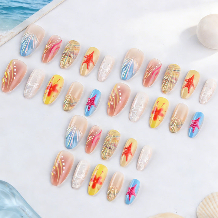 Decorative Press-On Nail Art Set Stornfield