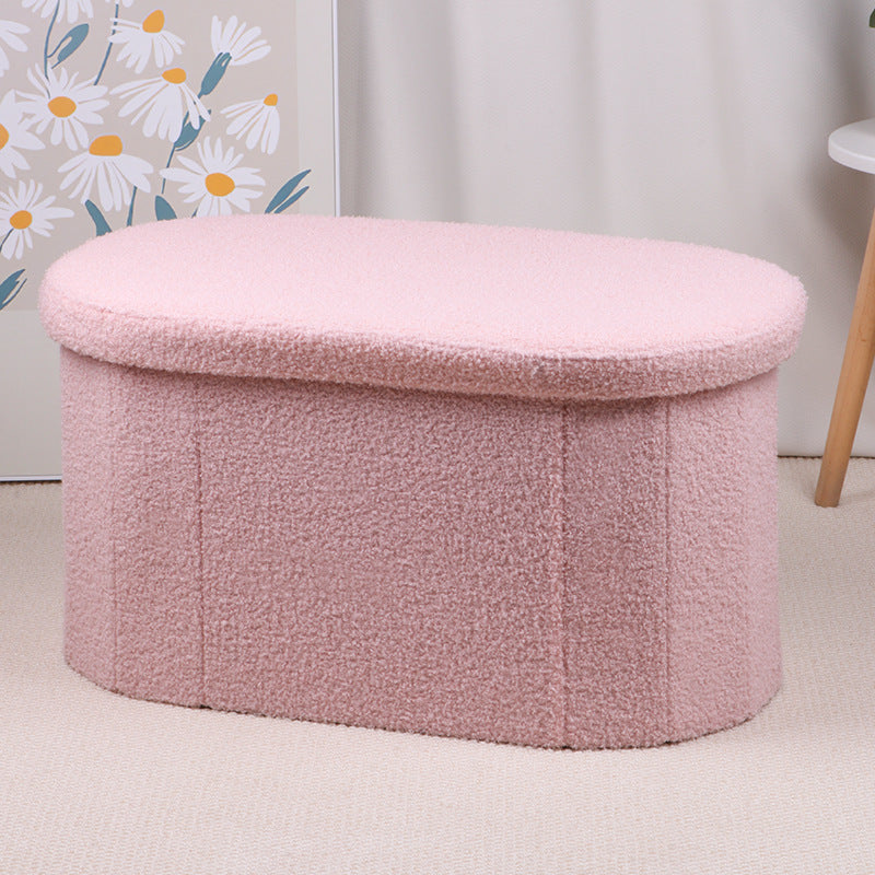 Plush Storage Ottoman Stornfield
