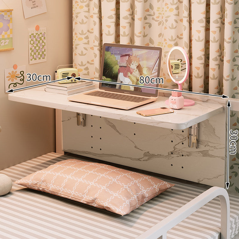Wall-Mounted Foldaway Bedside Laptop Shelf Desk Compact Floating Study Surface
