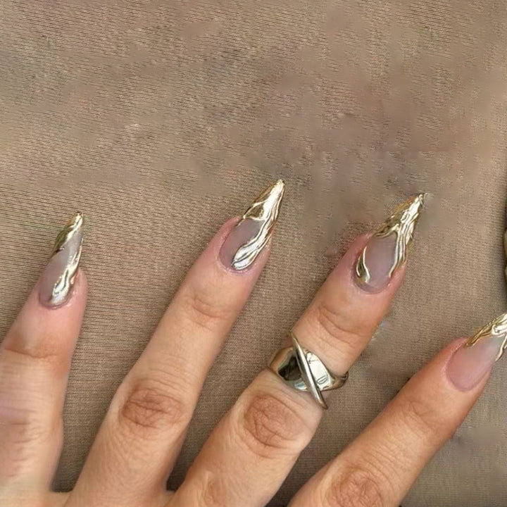 Elegant Floral Bow Nail Art Stornfield