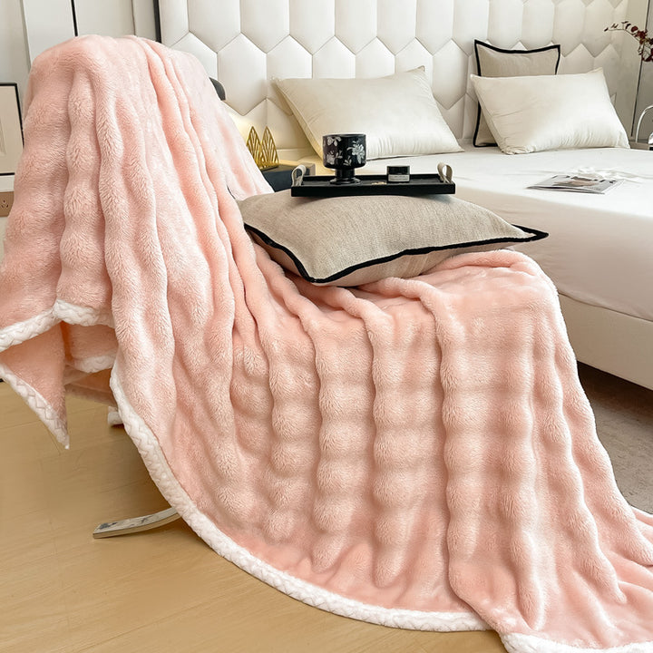 Plush Faux Fur Throw Blanket Stornfield