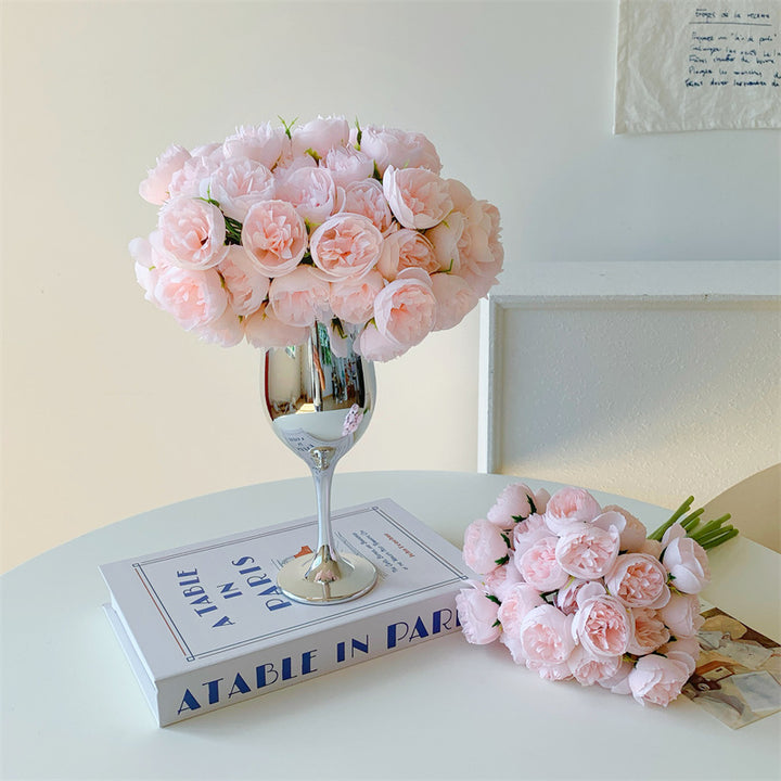 Realistic Silk Tulip Bouquet