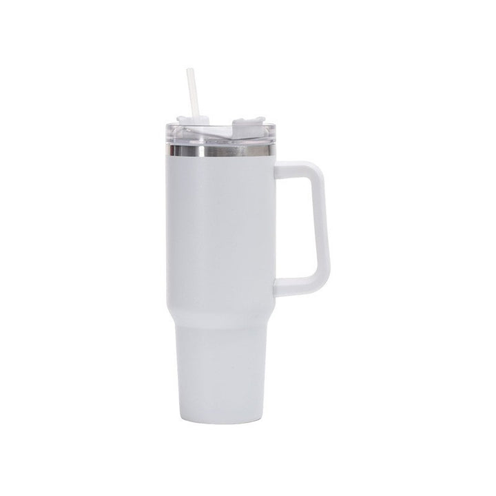 Women's insulated cup with straw and ergonomic handle Stornfield