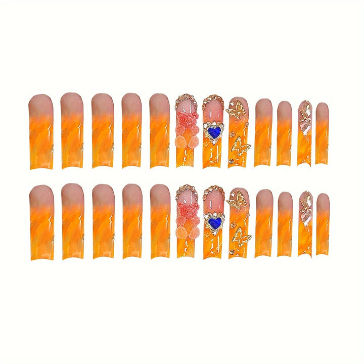 Artistic 3D Butterfly Nail Extensions Stornfield
