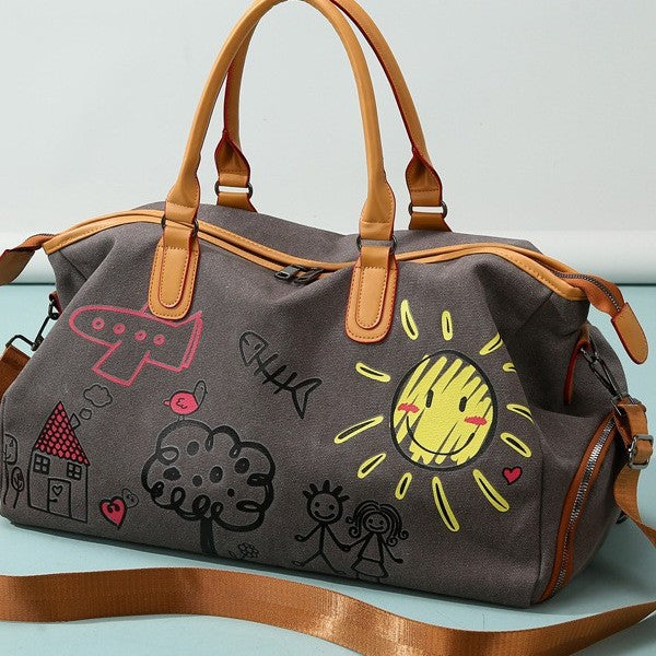 Artistic Print Travel Duffle Bag Stornfield