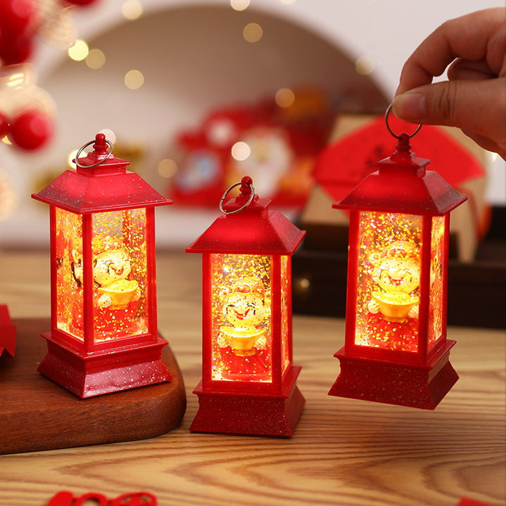 Decorative LED Lantern with festive motif Stornfield