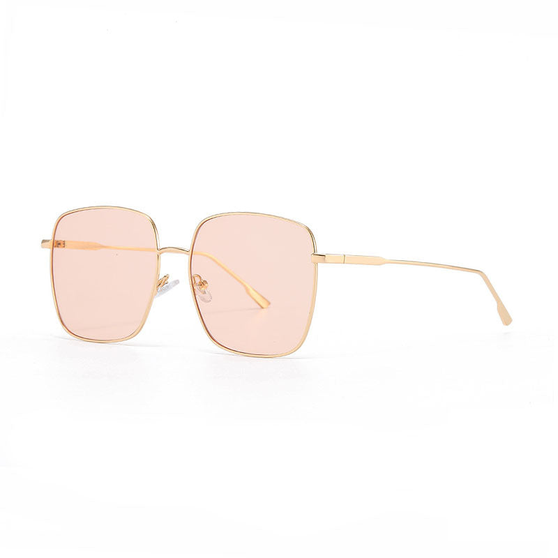 Women's sunglasses with modern square stainless steel frame and polarized lenses Stornfield