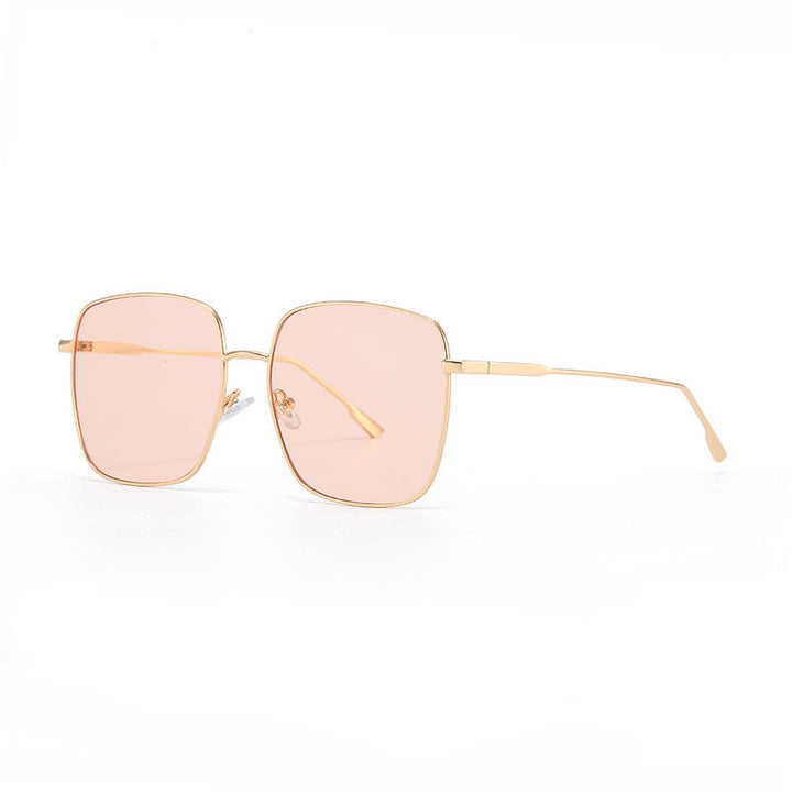 Women's sunglasses with modern square stainless steel frame and polarized lenses Stornfield