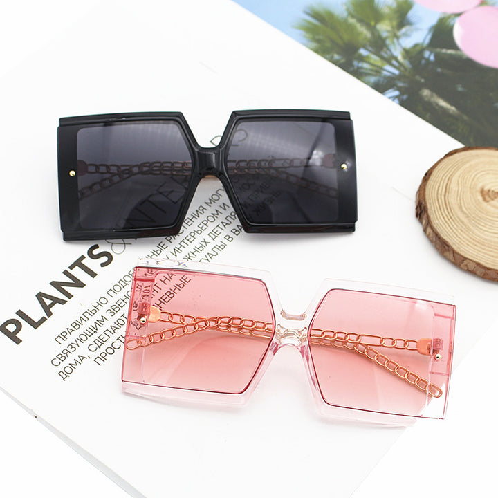 Women's elegant oversized sunglasses with square frame Stornfield