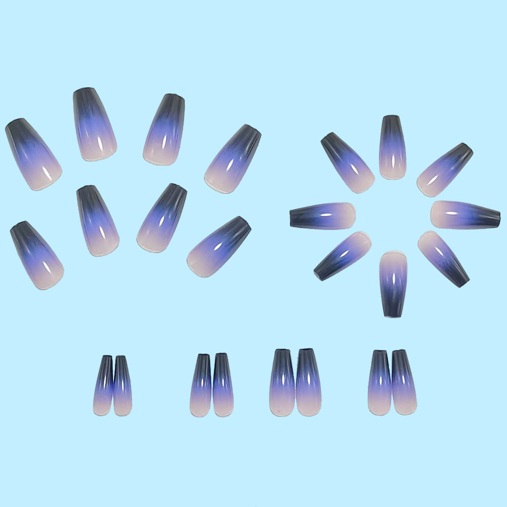 Fashionable artificial nails in elegant ombre design Stornfield