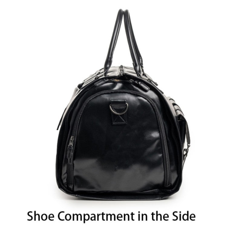 Elegant Travel Bag with Integrated Suit Compartment Stornfield
