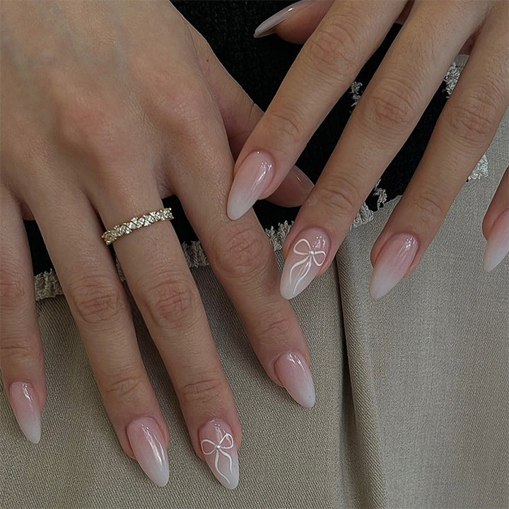 Artificial nail set with elegant designs and subtle accents Stornfield