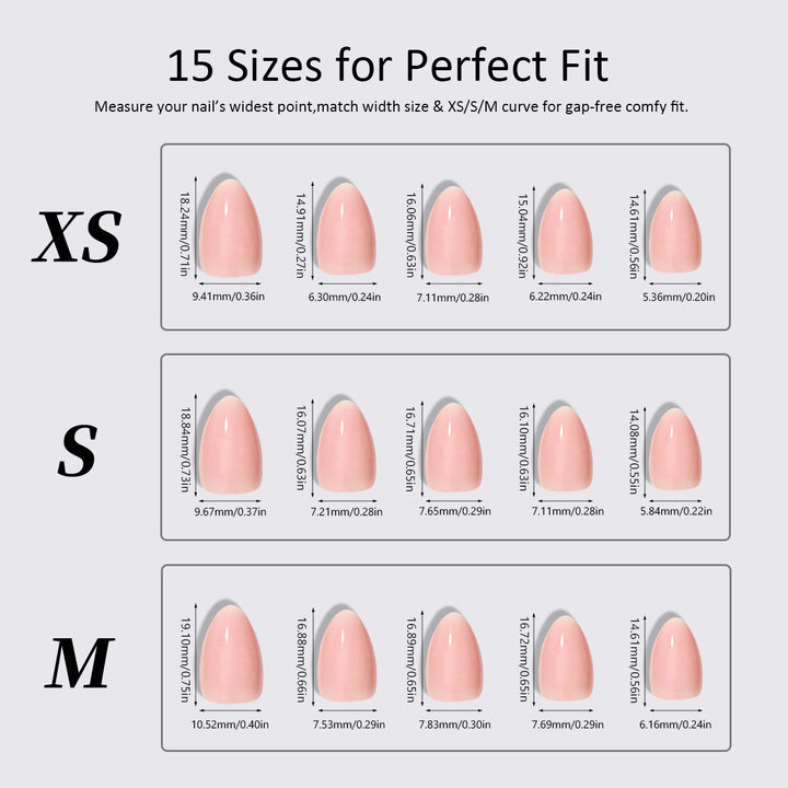 Acrylic nail set with luxurious glitter embellishments Stornfield