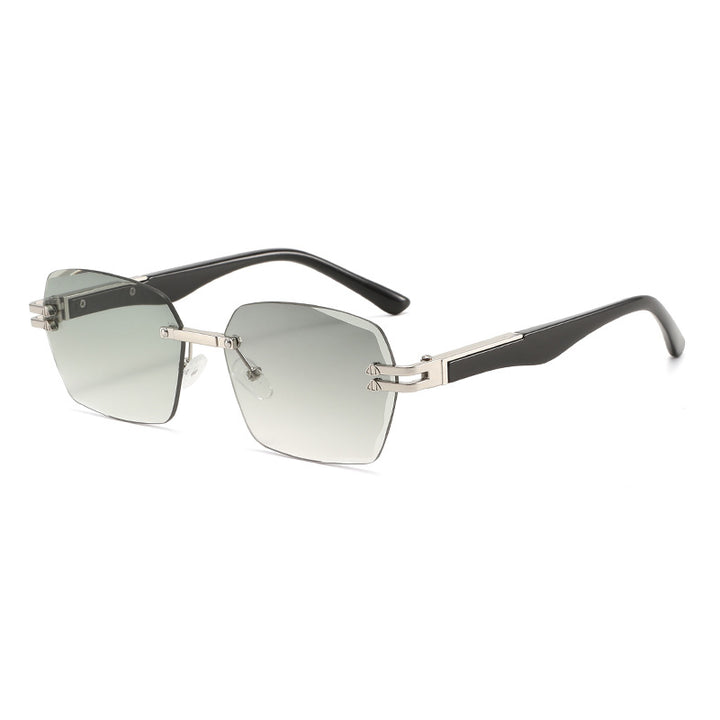 Men's Elegant Square Sunglasses with Wooden Temples Stornfield