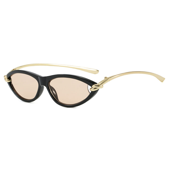 Women's Cat-Eye Sunglasses with Elegant Metal Frame and Protective UV Filter Stornfield