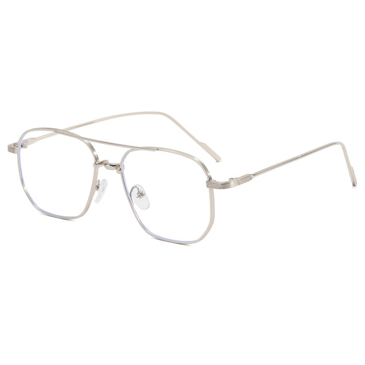 Women's fashionable geometric glasses with elegant metal frame Stornfield