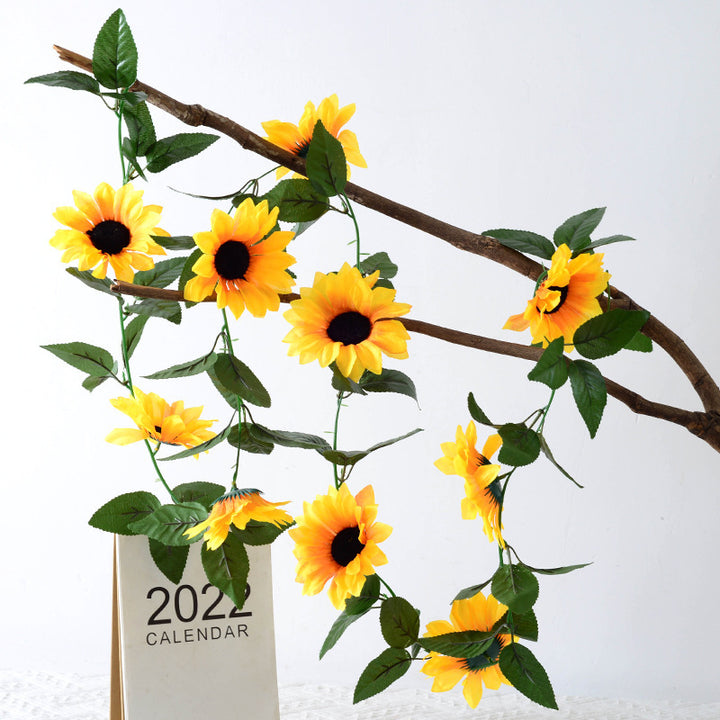 Sunflower Floral Garland Decoration