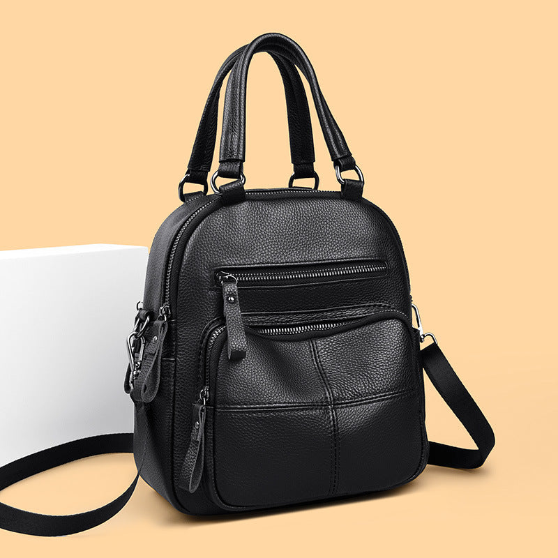 Multi-Functional Leather Handbag Stornfield