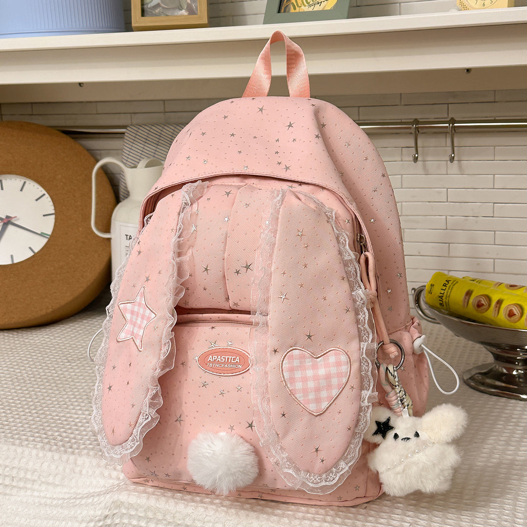 Whimsical Bunny-Ear Design Backpack Stornfield