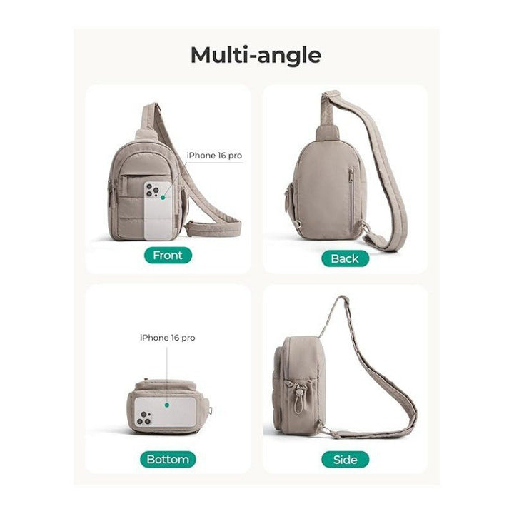 Practical shoulder bag with additional compartment Stornfield