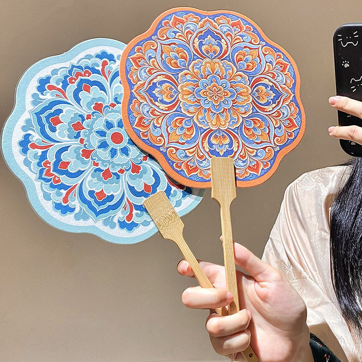 Handcrafted Fan Made of Bamboo and Paper Stornfield