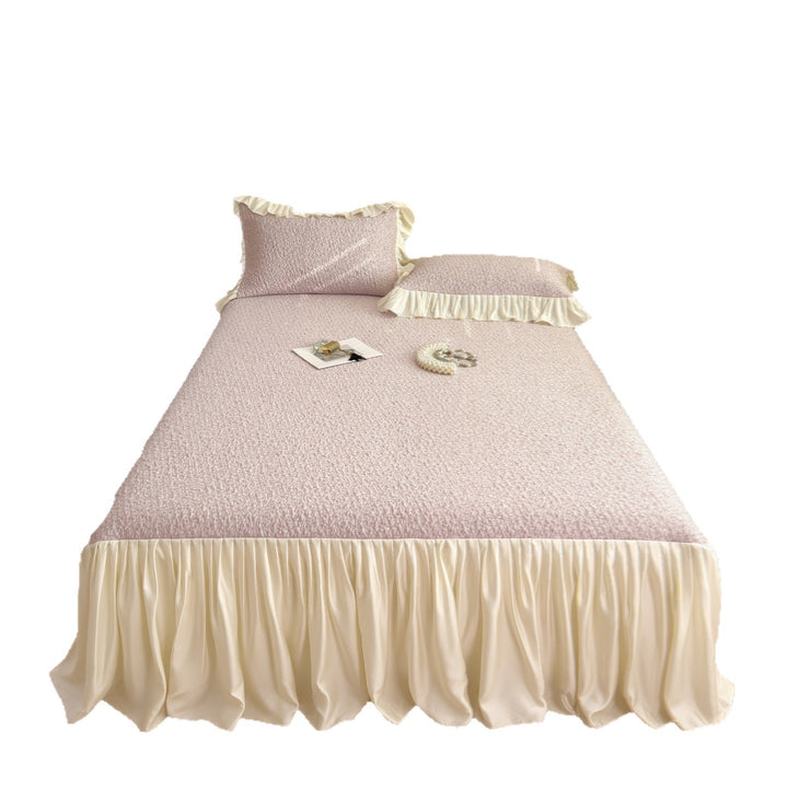 Elegant Ruffled Bed Cover Set