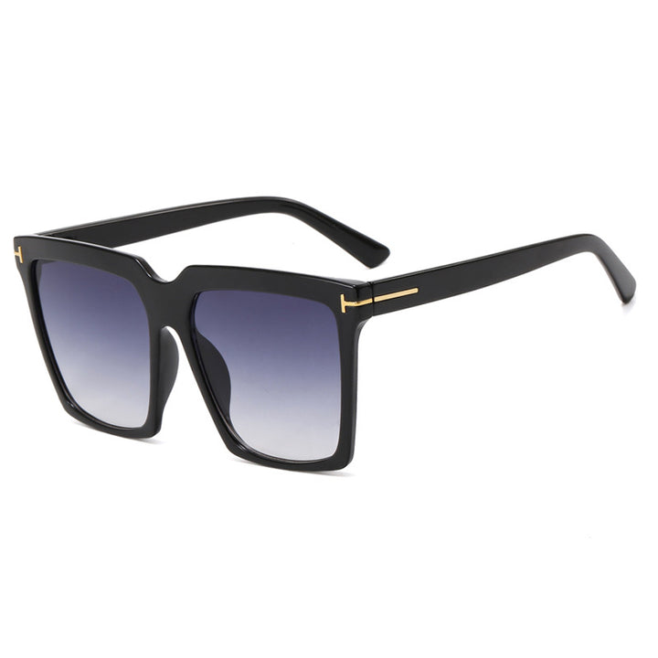 Women's square sunglasses with elegant metal accent Stornfield