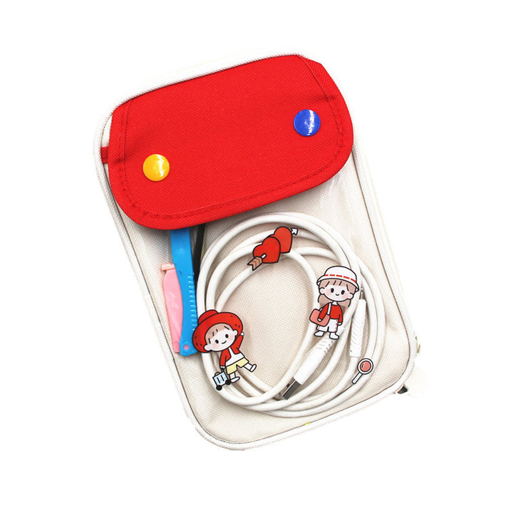 Cute Cartoon-Themed Zippered Pencil Case Stornfield