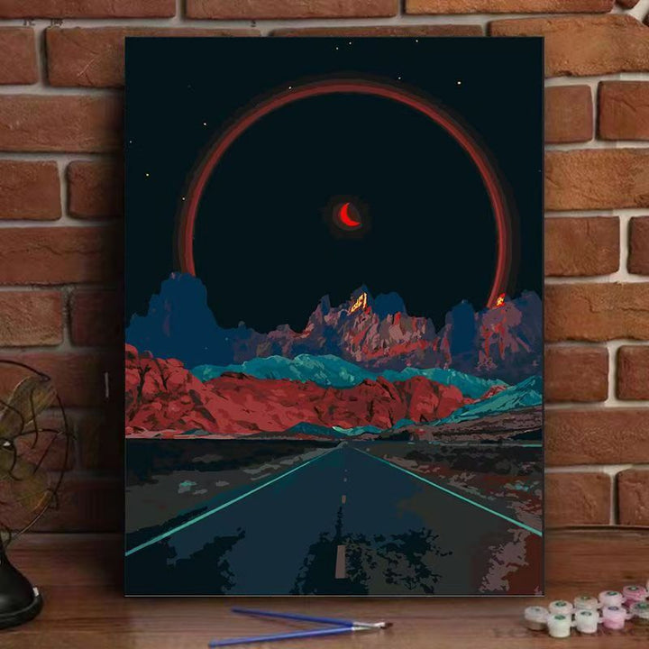 Cosmic Landscape Canvas Art Stornfield