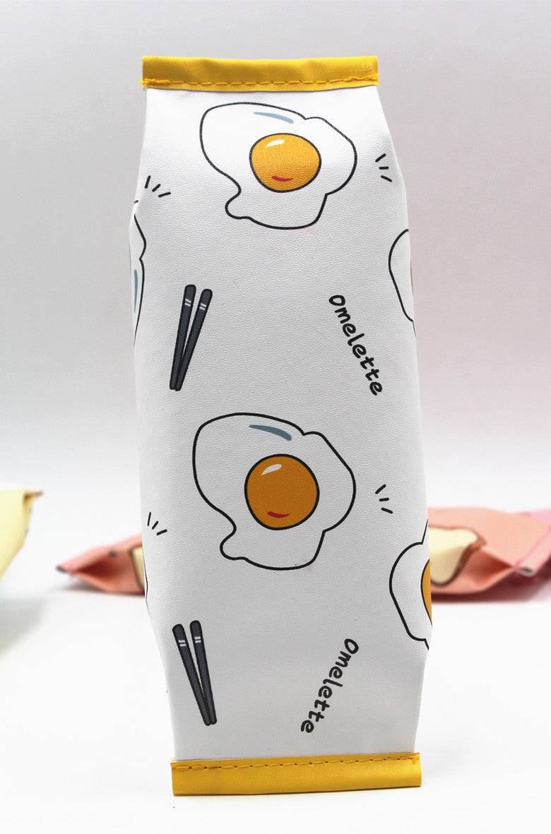 Cute Bread-Themed Zippered Pencil Case Stornfield