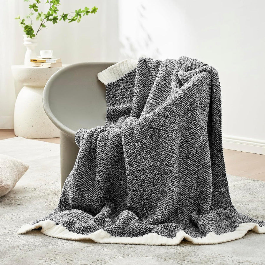 Soft Textured Throw Blanket