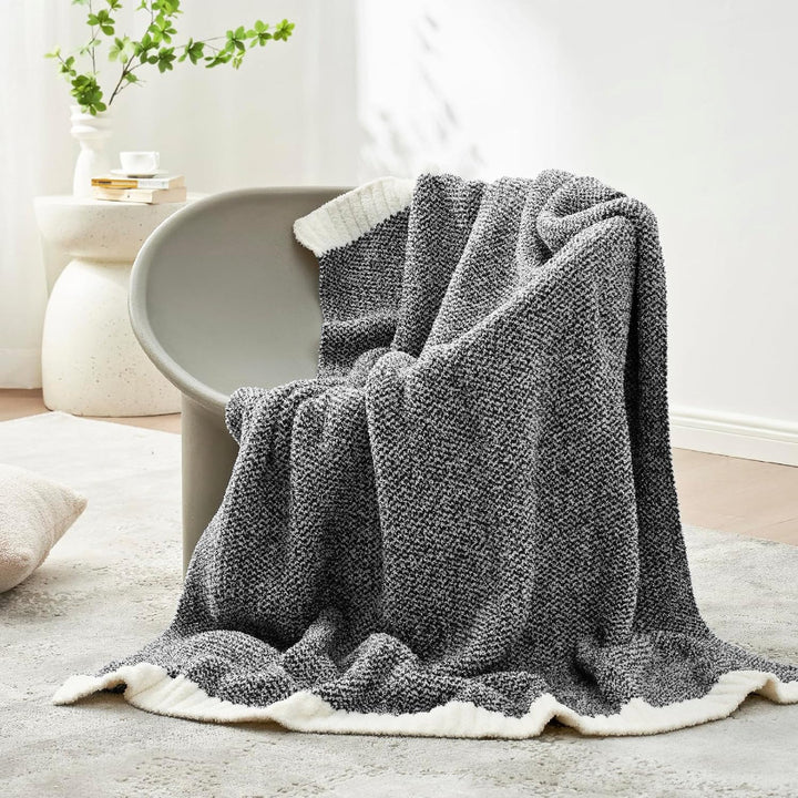 Soft Textured Throw Blanket