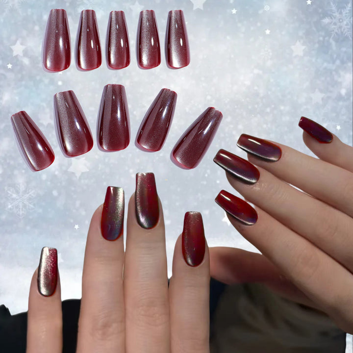 Short Almond Press-On Nail Set Stornfield