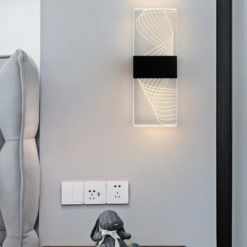 Contemporary Crystal Wall Sconce