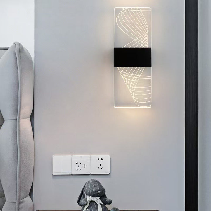 Contemporary Crystal Wall Sconce