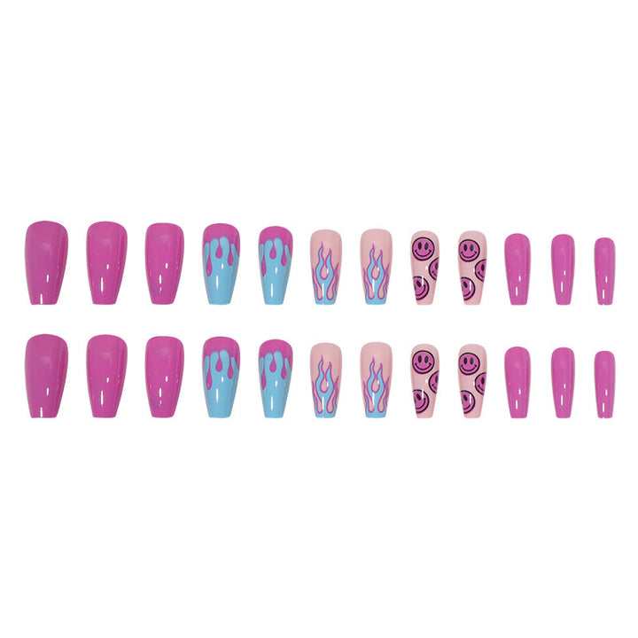 Playful Stiletto Nail Art Extensions Stornfield