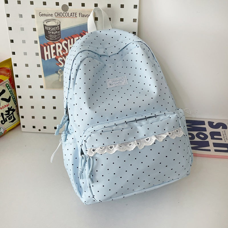 Cute Decorative Polka Dot Backpack Stornfield