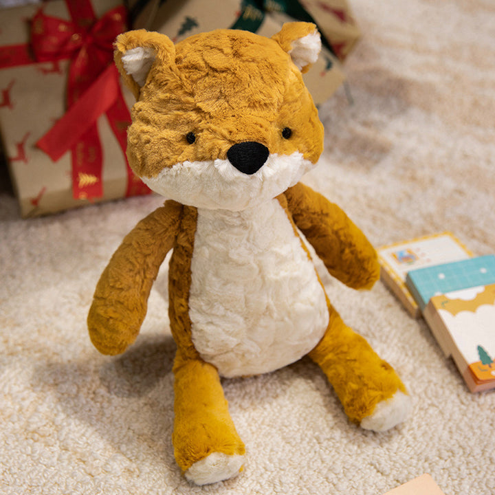 Plush Sitting Long-Limbed Cat Cuddle Companion Stornfield